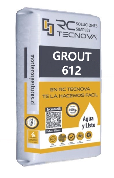 MORTERO RELLENO GROUNTING 612 SACO 25KG