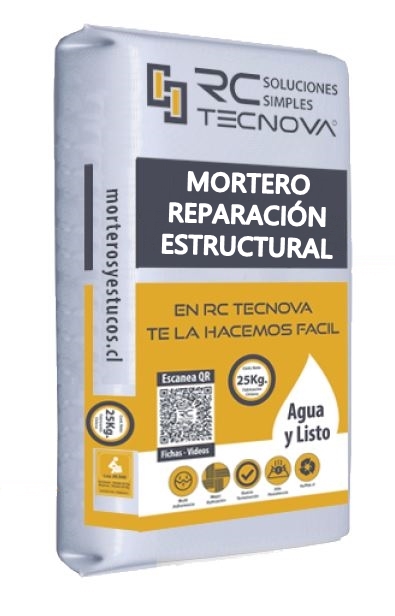 MORTERO REPARACIÓN ESTRUCTURAL H45 SACO 25KG